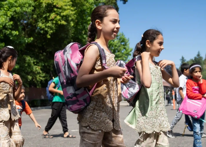Backpack Giveaway Event - Khan Injury Law khan injury law backpack event